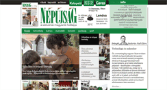 Desktop Screenshot of nepujsag.net