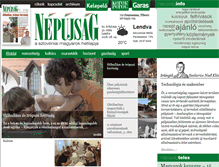 Tablet Screenshot of nepujsag.net